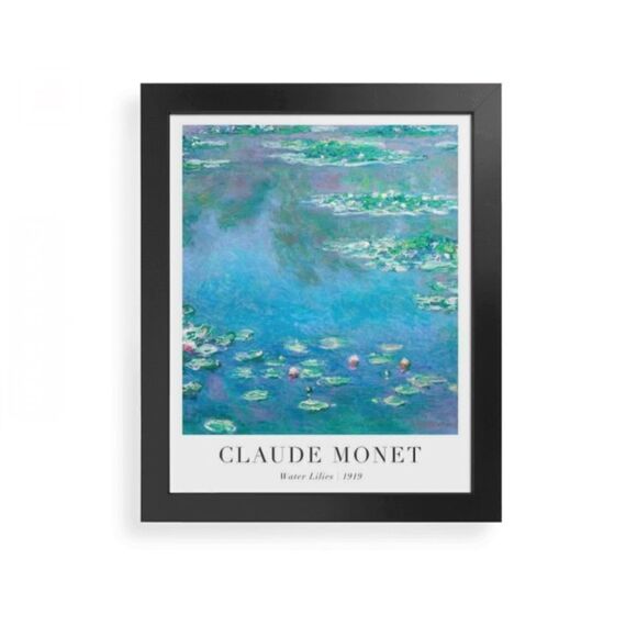 Claude Monet’s Water Lilies Art Print - Picture 1 of 2